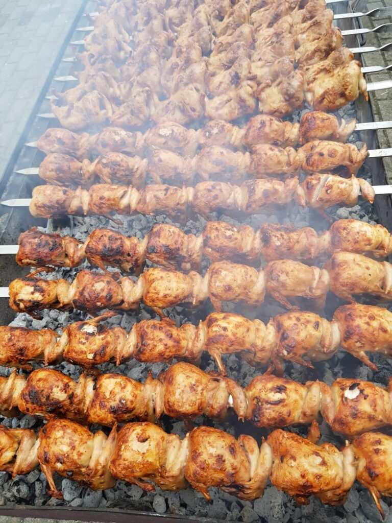 Grillspezialitäten aus der Gastronomie